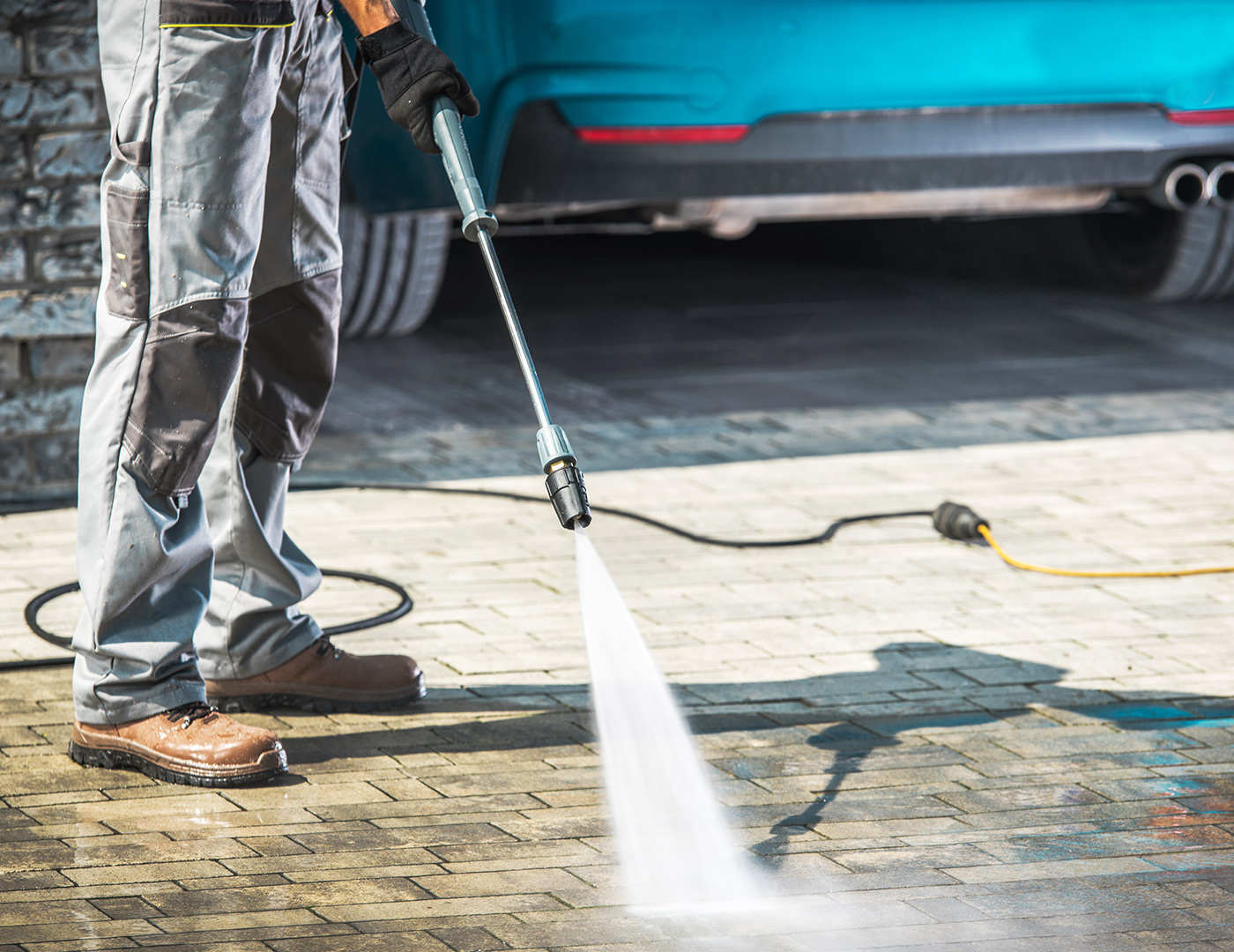 Pressure Washing Service Background